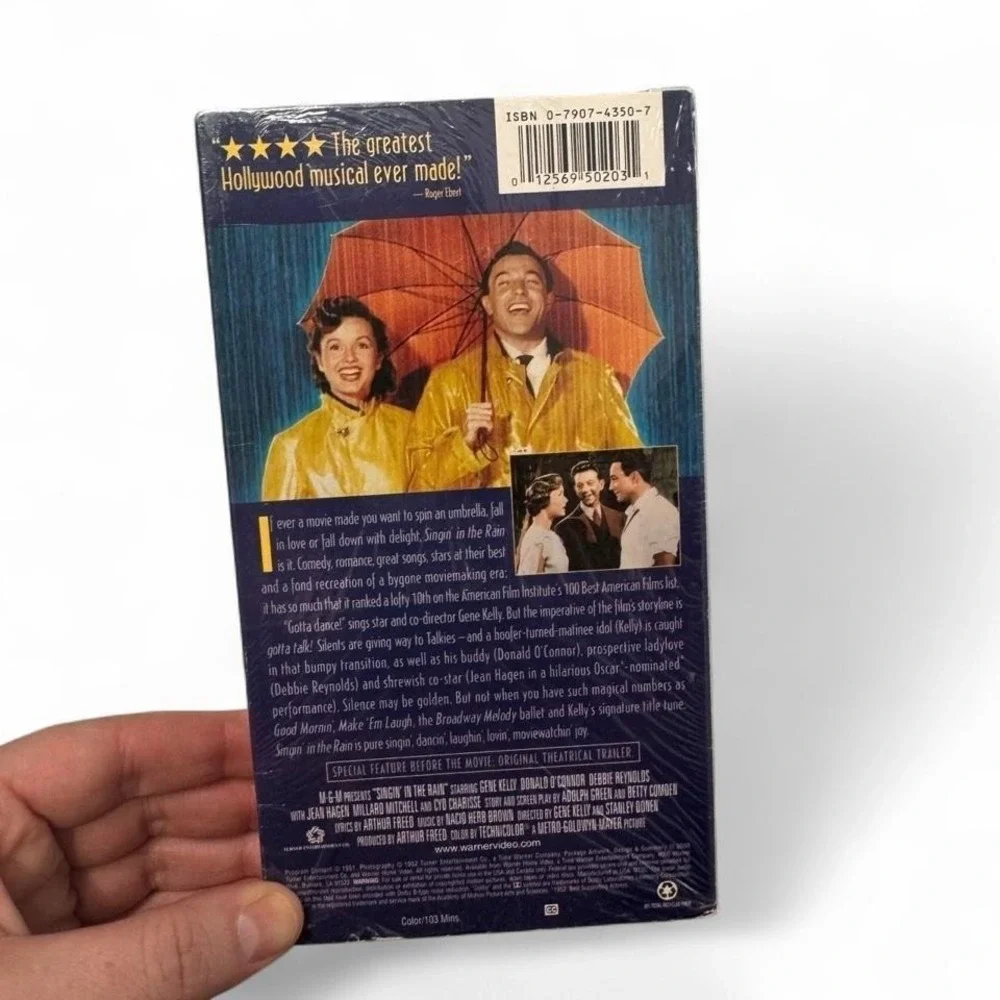 Singin' in the Rain‎ VHS Gene Kelly Donald O'Connor Debbie Reynolds Classic